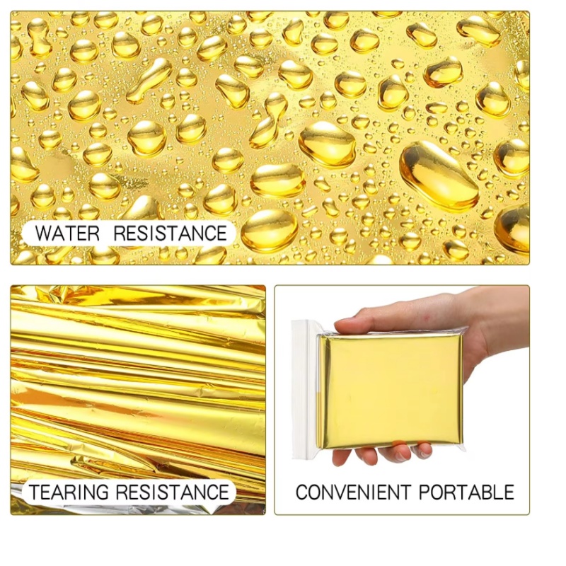 Mantas de sobrevivência dourad - Survival Blanket Reflective avaliação e preço