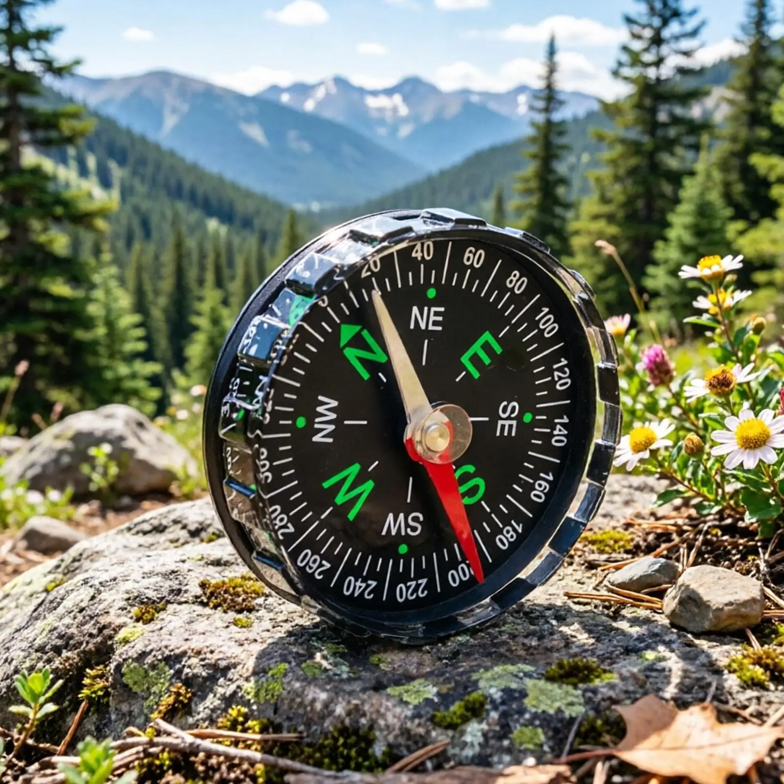 Bússola Magnética Portátil de  - Compass Lensatic avaliação e preço