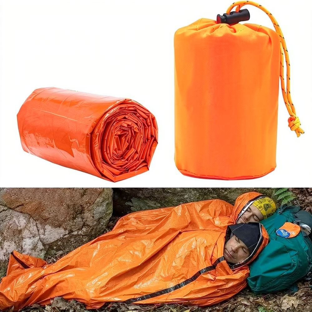 Saco de dormir térmico portáti - Survival Blanket Reflective avaliação e preço