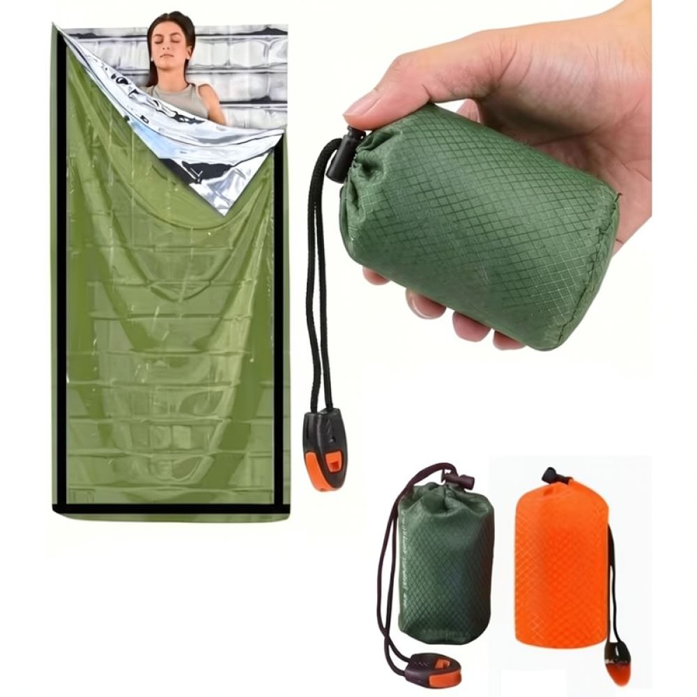 Saco de dormir térmico portáti - Survival Blanket Reflective avaliação e preço