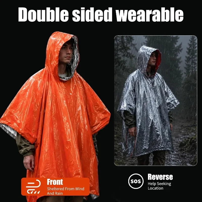 Poncho de Chuva de Emergência  - Emergency Poncho Rain avaliação e preço
